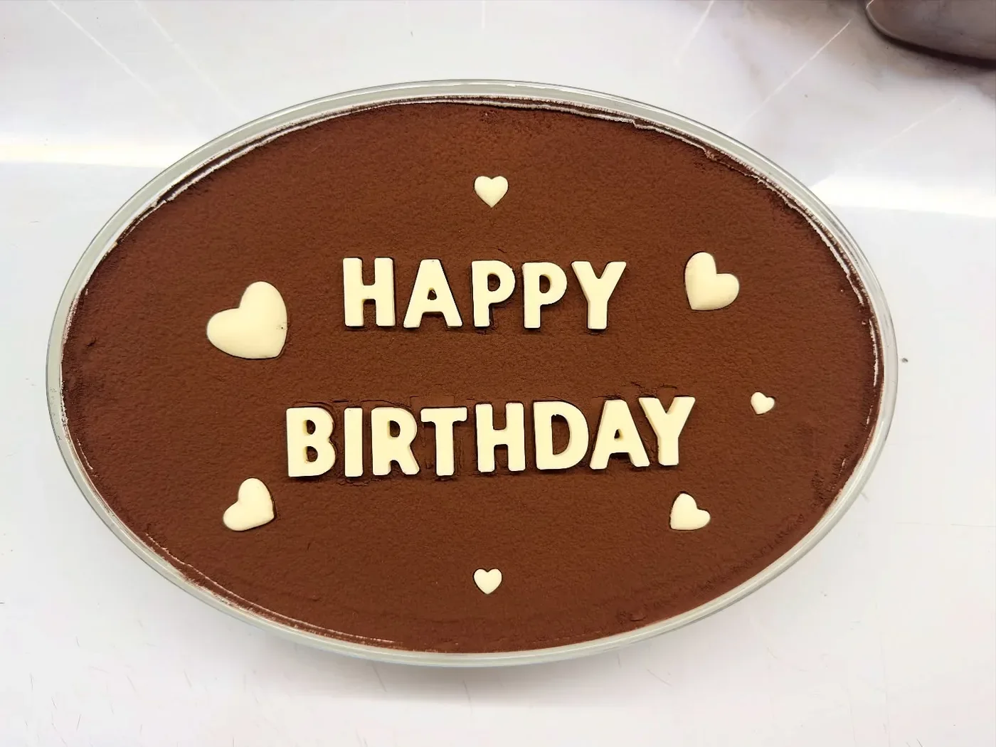 Celebration Round Tray by Cocoa Bliss